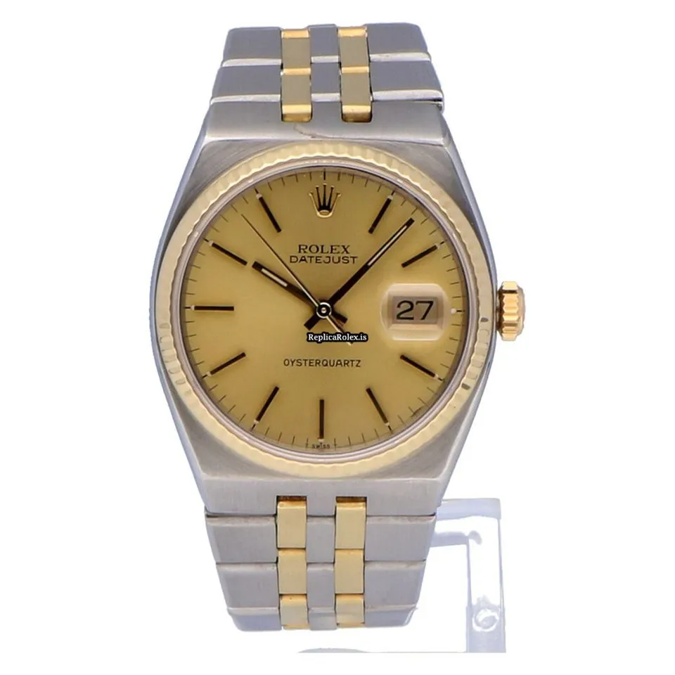 Recommend Replica Rolex Datejust Oysterquartz 17013 Quartz Movement 36mm Gold/steel Case Mens/unisex Watch