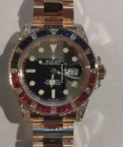 Terrific Replica Rolex Gmt-master II 126755saru Caliber 3186 Automatic Movement 40mm Rose Gold Case Mens/unisex Watch