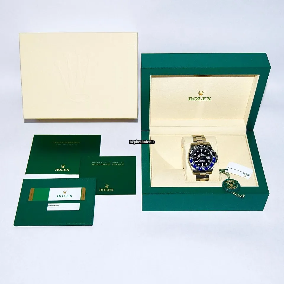 Top Replica Rolex Gmt-master II 116710blnr Caliber 3186 Automatic Movement 40mm Steel Case Mens/unisex Watch - Image 5