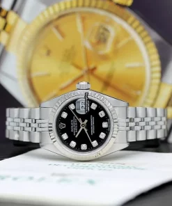 Ideal Fake Rolex Lady-datejust 79174 Caliber 2235 Automatic Movement 26mm Steel Case Womens Watch