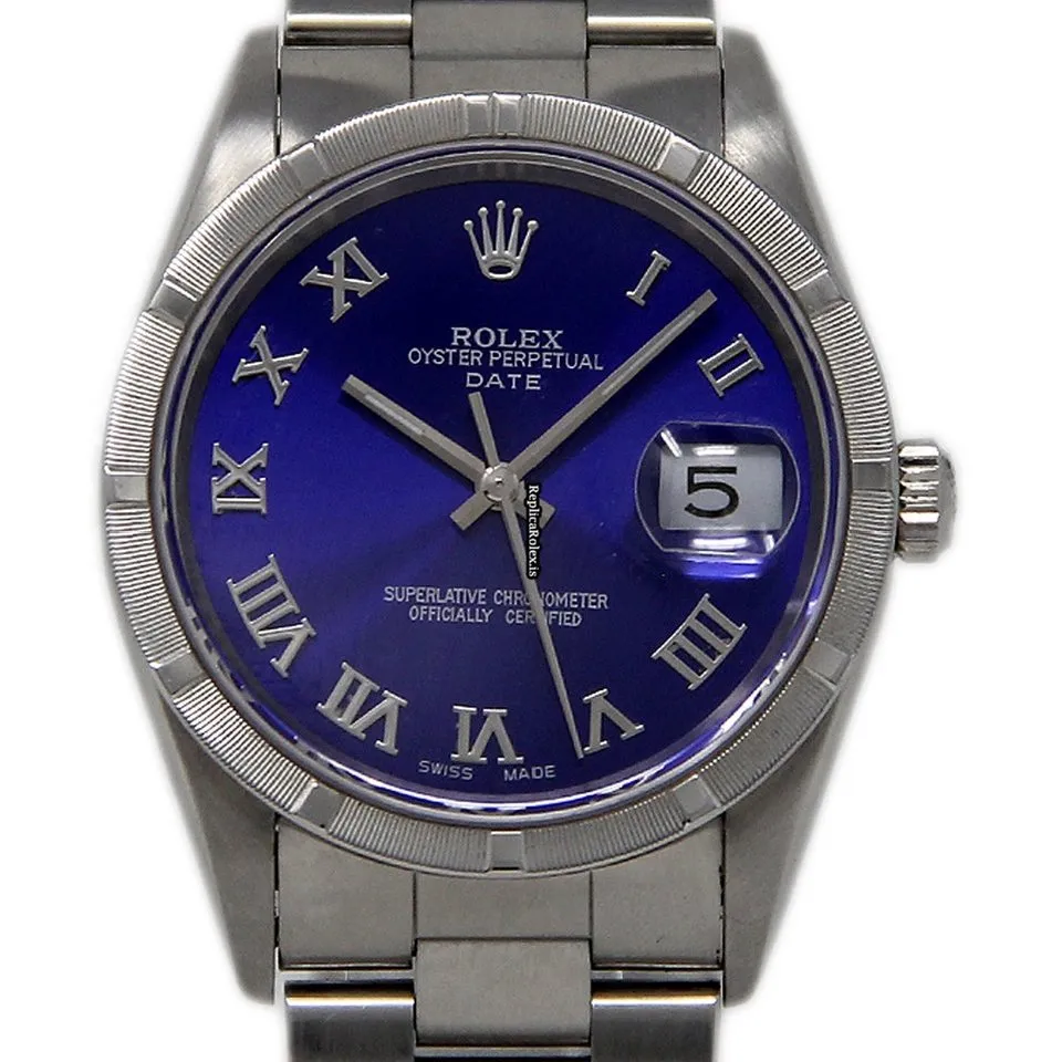 Beautiful Replica Rolex Oyster Perpetual Date 15210 Automatic Movement 34mm Steel Case Womens Watch