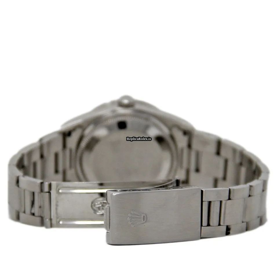 Beautiful Replica Rolex Oyster Perpetual Date 15210 Automatic Movement 34mm Steel Case Womens Watch - Image 4