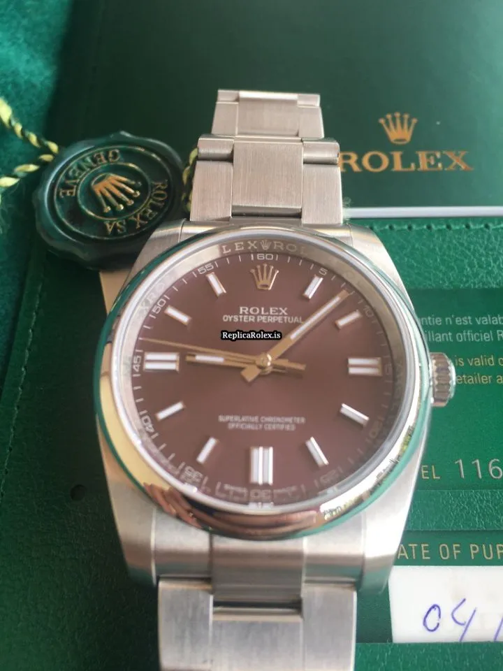 Affordable Clone Rolex Oyster Perpetual 36 116000 Caliber 3130 Automatic Movement 36mm Steel Case Mens/unisex Watch - Image 2