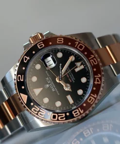 Design Fake Rolex Gmt-master II 126711chnr Caliber 3285 Automatic Movement 40mm Gold/steel Case Mens/unisex Watch