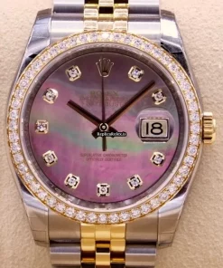 Fantastic Fake Rolex Datejust 116243 Caliber 3135 Automatic Movement 36mm Gold/steel Case Mens/unisex Watch