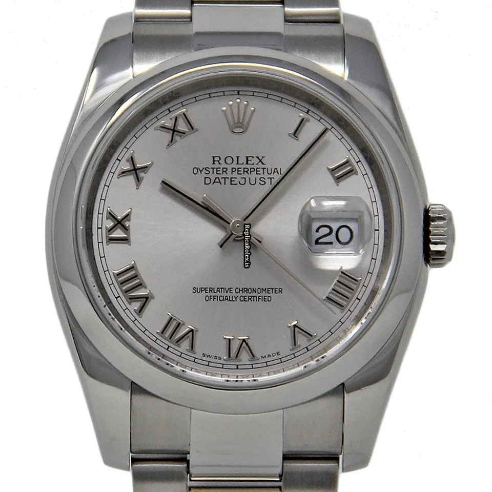 1:1 Replica Rolex Datejust 116200 Caliber 3135 Automatic Movement 36mm Steel Case Mens/unisex Watch