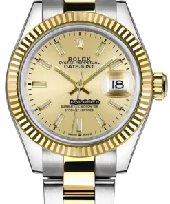 Terrific Imitation Rolex Datejust 278273 Caliber 2236 Automatic Movement 31x37mm Gold/steel Case Womens Watch