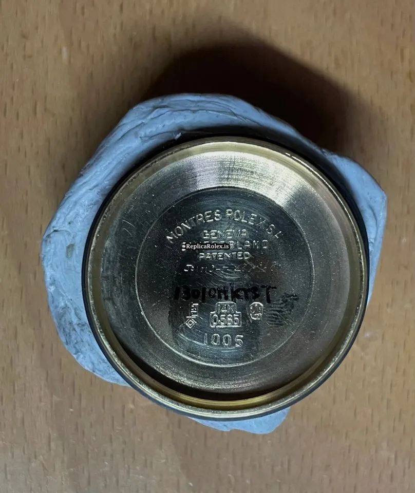 Remarkable Fake Rolex Oyster Perpetual 34 1005 Caliber 1570 Automatic Movement 34x40mm Yellow Gold Case Mens/unisex Watch - Image 10