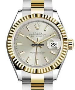 Great Replica Rolex Lady-datejust 279173 Automatic Movement 28mm Gold/steel Case Womens Watch