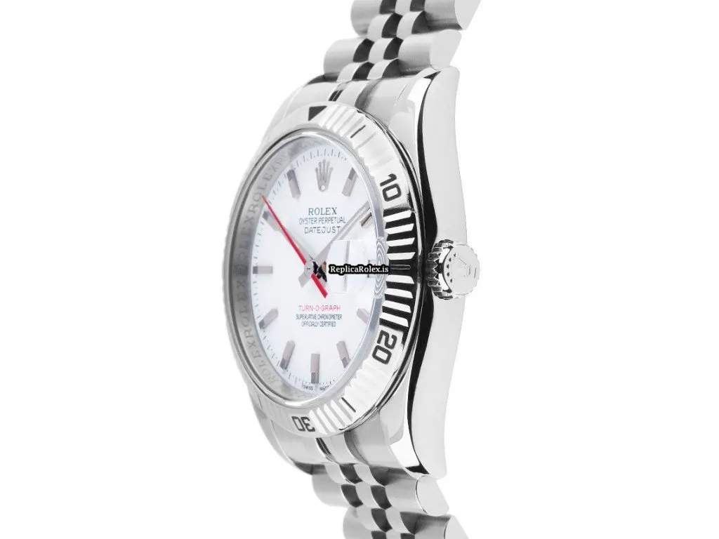 Fabulous Fake Rolex Datejust Turn-o-graph 116264 Caliber 3135 Automatic Movement 36mm Steel Case Mens/unisex Watch - Image 2