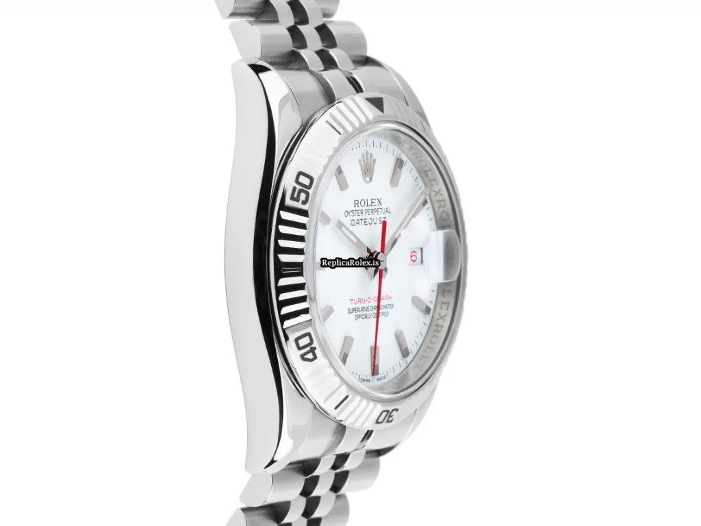 Fabulous Fake Rolex Datejust Turn-o-graph 116264 Caliber 3135 Automatic Movement 36mm Steel Case Mens/unisex Watch - Image 3