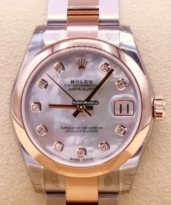 Fabulous Fake Rolex Lady-datejust 178241 Automatic Movement 31mm Gold/steel Case Womens Watch