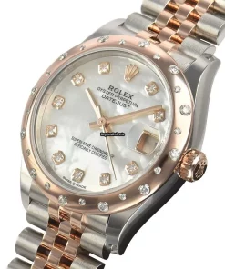 Superb Copy Rolex Datejust 278341rbr Automatic Movement Gold/steel Case Womens Watch