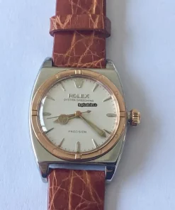 Durable Replica Rolex Bubble Back 3359 Manual Winding Movement 29x38mm Gold/steel Case Mens/unisex Watch