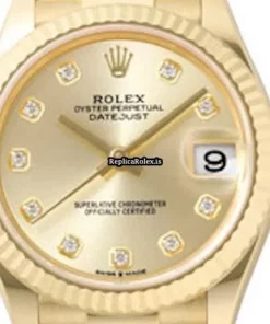 Mind-boggling Replica Rolex Datejust 278278 Automatic Movement 31mm Yellow Gold Case Womens Watch