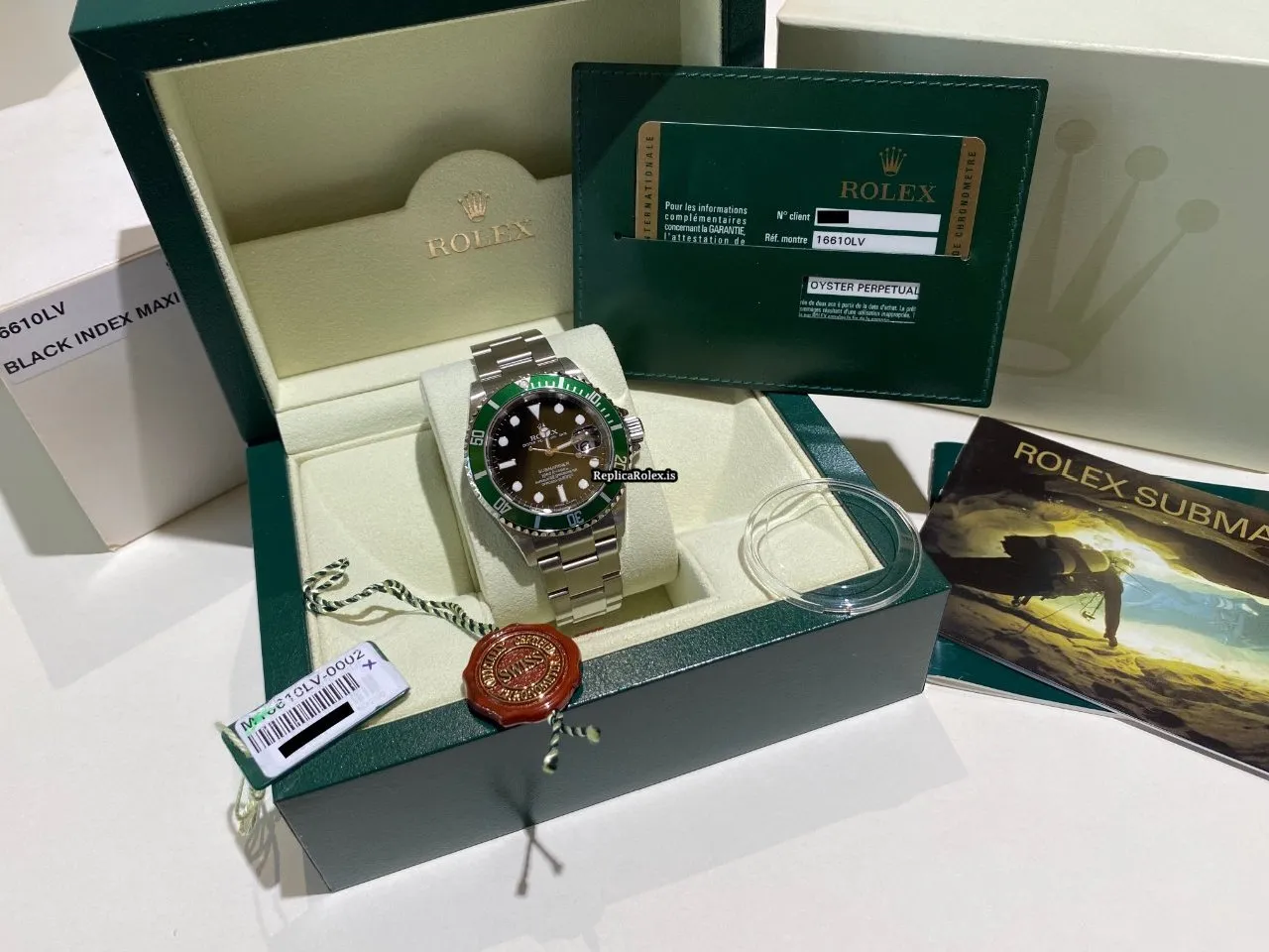 Inexpensive Fake Rolex Submariner Date 16610lv Caliber 3135 Automatic Movement 40mm Steel Case Mens/unisex Watch