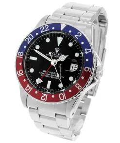 Swiss Replica Rolex Gmt-master 1675 Automatic Movement 39mm Steel Case Mens/unisex Watch
