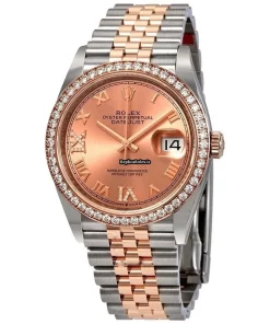 Superb Replica Rolex Datejust 126281rbr Automatic Movement 36mm Gold/steel Case Mens/unisex Watch