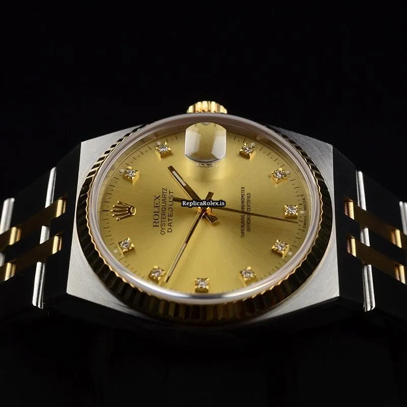 Lovely Replicas Rolex Datejust Oysterquartz 17013 Quartz Movement 36mm Mens/unisex Watch - Image 5