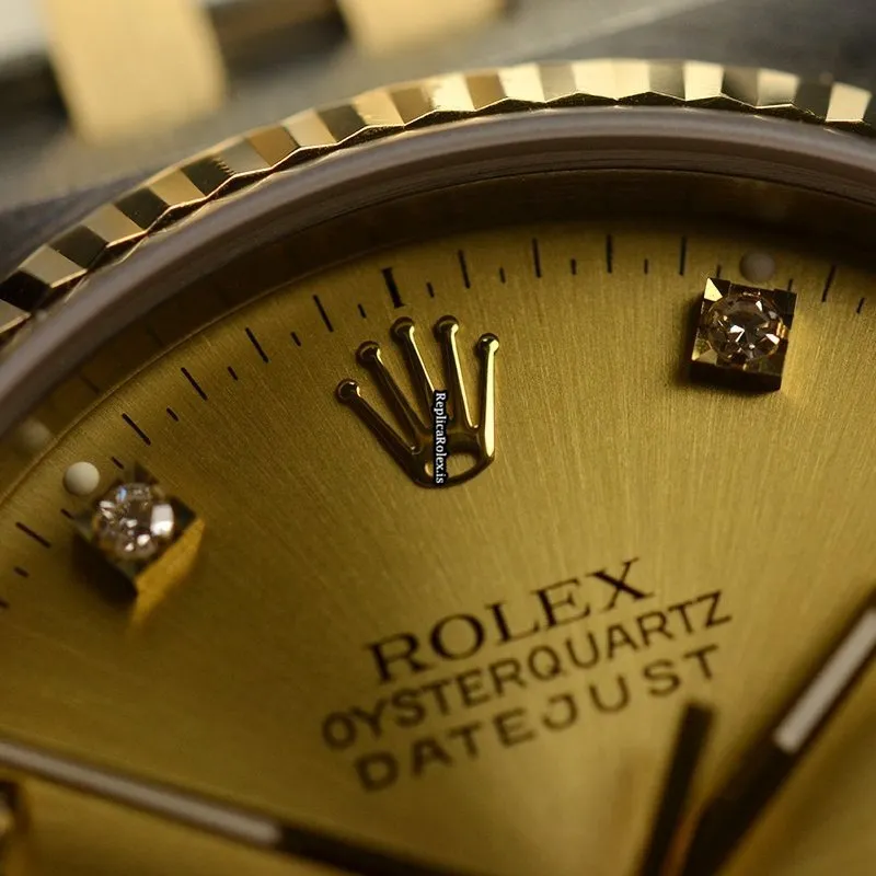 Lovely Replicas Rolex Datejust Oysterquartz 17013 Quartz Movement 36mm Mens/unisex Watch - Image 6
