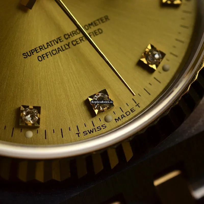 Lovely Replicas Rolex Datejust Oysterquartz 17013 Quartz Movement 36mm Mens/unisex Watch - Image 7