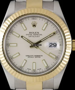 Lovely Fakes Rolex Datejust II 116333 Automatic Movement 41mm Gold/steel Case Mens/unisex Watch