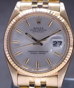 Wonderful Imitation Rolex Datejust 1601 Caliber 1570 Automatic Movement 36mm Yellow Gold Case Mens/unisex Watch