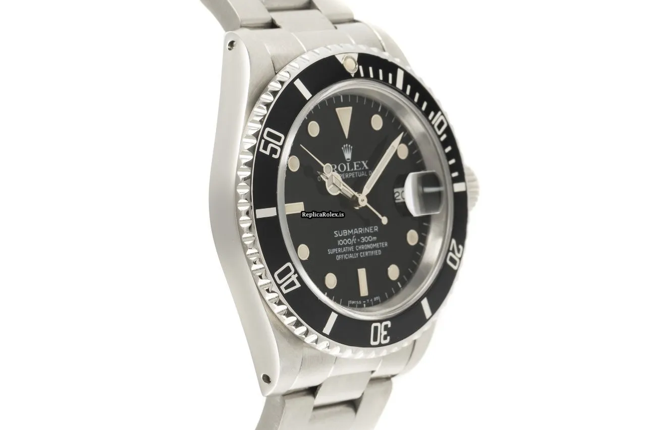 Incredible Replica Rolex Submariner Date 16610 Caliber 3135 Automatic Movement 40mm Steel Case Mens/unisex Watch - Image 6
