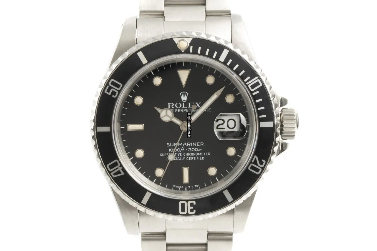 Incredible Replica Rolex Submariner Date 16610 Caliber 3135 Automatic Movement 40mm Steel Case Mens/unisex Watch - Image 7