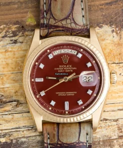 Pleasing Knockoff Rolex Day-date 36 1803 Caliber 1556 Automatic Movement 36mm Yellow Gold Case Mens/unisex Watch