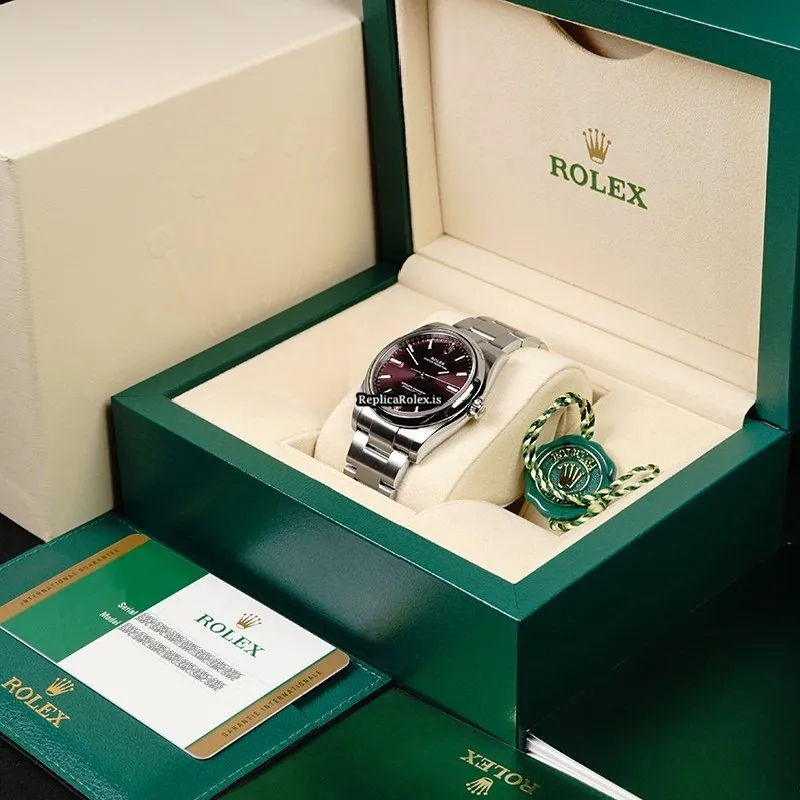 Amazing Fakes Rolex Oyster Perpetual 34 114200 Automatic Movement 34mm Steel Case Mens/unisex Watch - Image 14