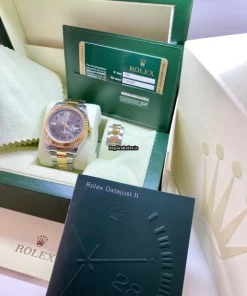 Trustworthy Replica Rolex Datejust II 116333 Caliber 3136 Automatic Movement 41mm Gold/steel Case Mens/unisex Watch