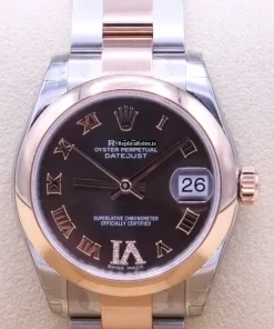 Appealing Replicas Rolex Lady-datejust 178241 Automatic Movement 31mm Gold/steel Case Womens Watch