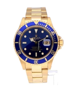 Fine Replica Rolex Submariner Date 16618 Caliber 3135 Automatic Movement 40mm Yellow Gold Case Mens/unisex Watch