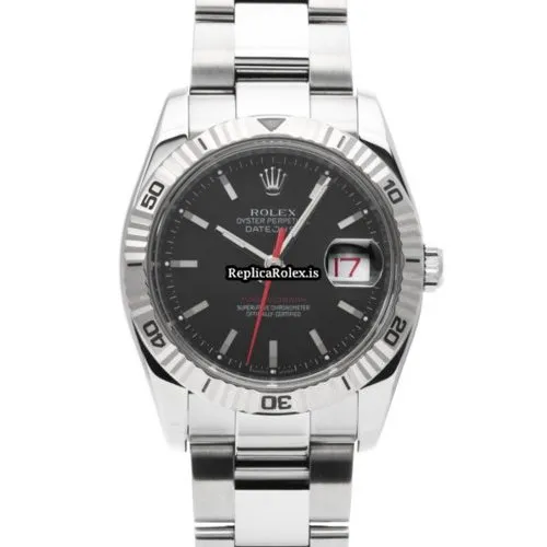 Ideal Replica Rolex Datejust Turn-o-graph 116264 Caliber 3135 Automatic Movement 36mm Steel Case Watch