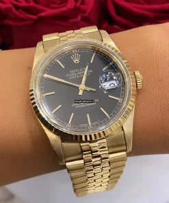 Popular Fake Rolex Datejust 16238 Caliber 3135 Automatic Movement 36mm Yellow Gold Case Mens/unisex Watch