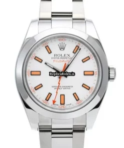 Quality Fake Rolex Milgauss 116400 Caliber 3131 Automatic Movement 40mm Steel Case Watch