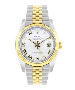 Unique Replica Rolex Datejust 16233 Automatic Movement 36mm Gold/steel Case Mens/unisex Watch