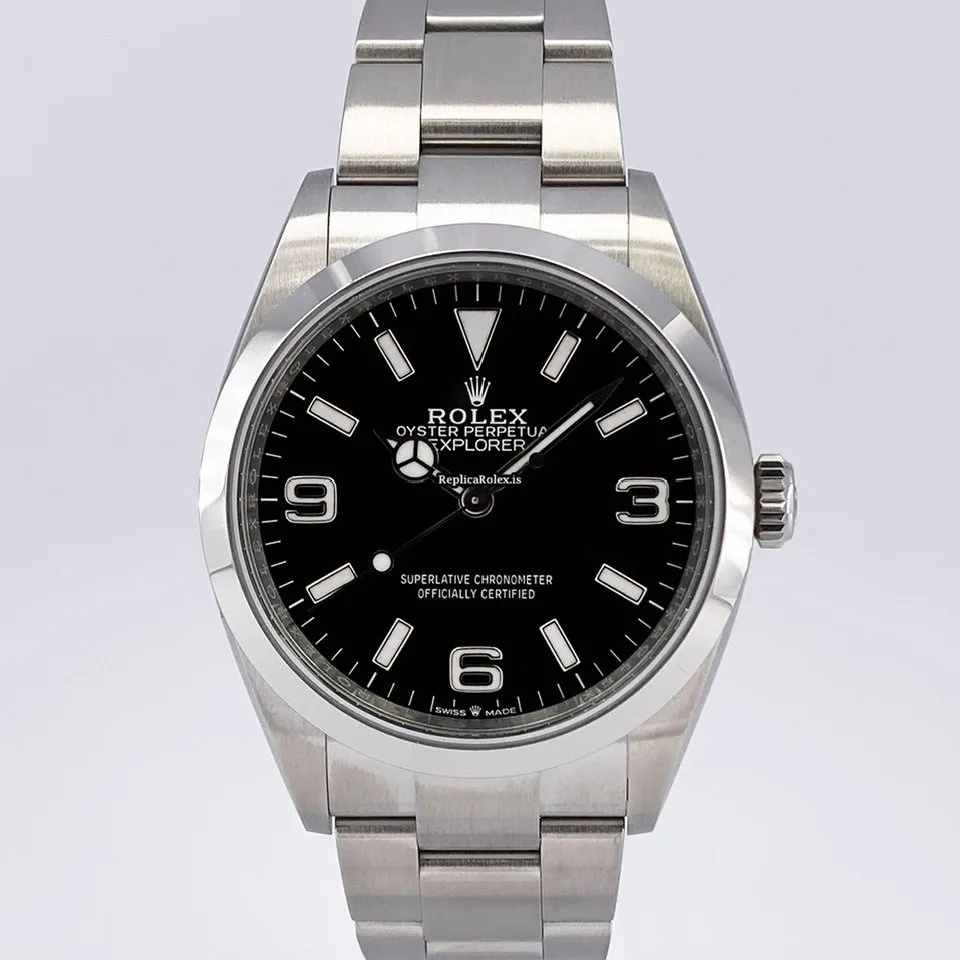 Beautiful Replica Rolex Explorer 124270 Caliber 3230 Automatic Movement 36mm Steel Case Mens/unisex Watch - Image 3