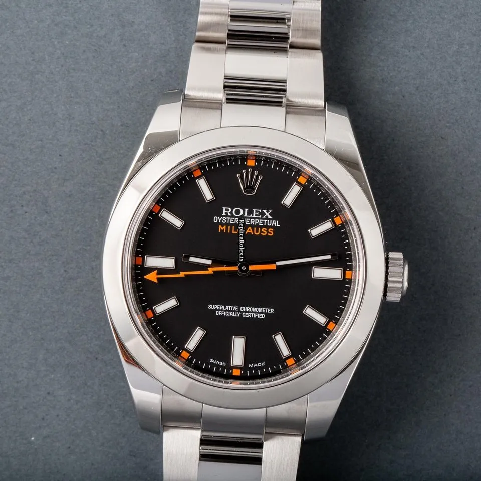 Design Replica Rolex Milgauss 116400 Caliber 3131 Automatic Movement 40mm Steel Case Mens/unisex Watch