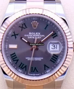 1:1 Fakes Rolex Datejust II 126331 Automatic Movement 41mm Gold/steel Case Mens/unisex Watch
