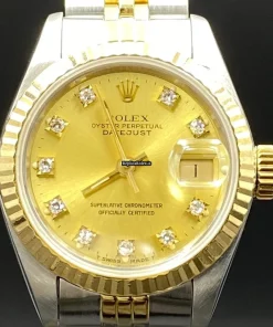 Stylish Replica Rolex Lady-datejust 69173 Caliber 2135 Automatic Movement 26mm Gold/steel Case Womens Watch