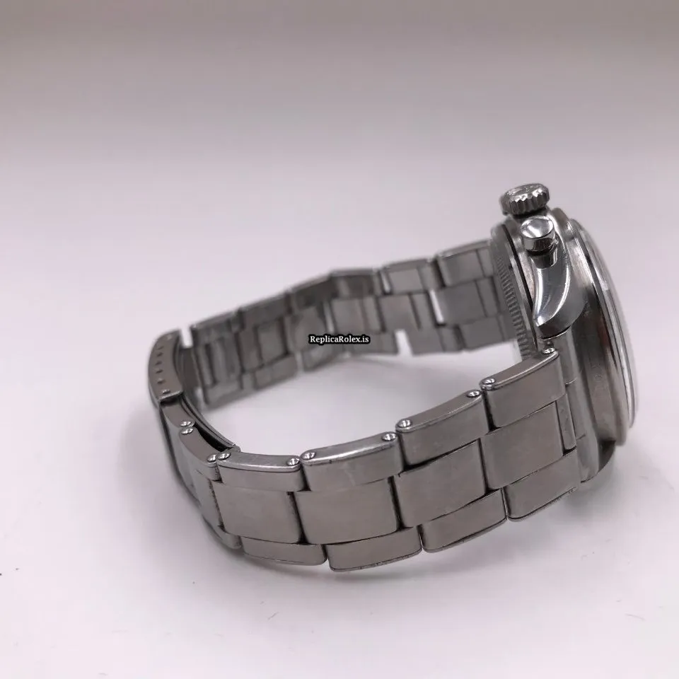 Terrific Fake Rolex Chronograph 6034 Manual Winding Movement 36mm Steel Case Mens/unisex Watch - Image 7