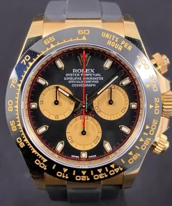 Defect Replica Rolex Daytona 116518ln-0039 Caliber 4130 Automatic Movement 40x46mm Yellow Gold Case Mens/unisex Watch