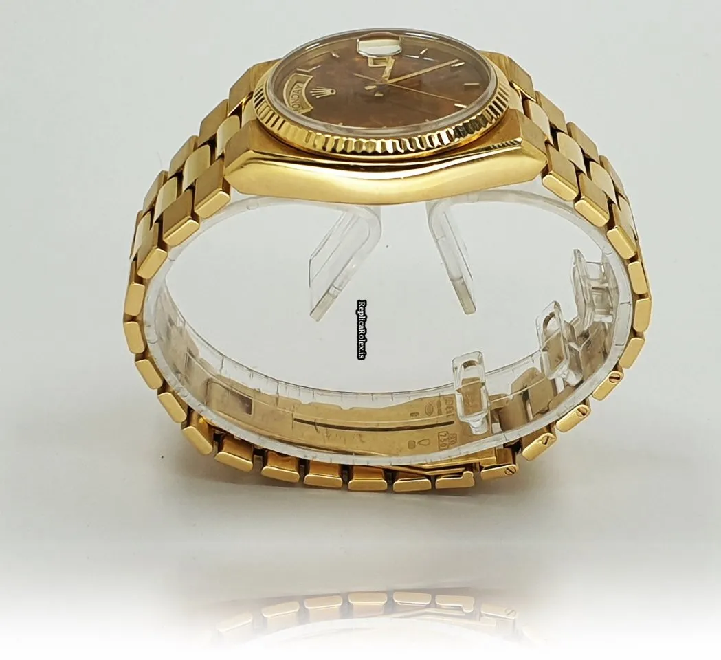 Epic Replica Rolex Day-date Oysterquartz 19018 Caliber 5055 Quartz Movement 36mm Yellow Gold Case Mens/unisex Watch - Image 5