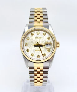 Suitable Imitation Rolex Datejust 16233 Caliber 3135 Automatic Movement 36mm Gold/steel Case Mens/unisex Watch