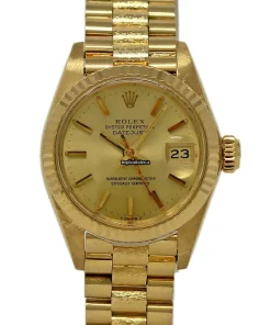 Incredible Replica Rolex Lady-datejust 6917 Automatic Movement 26mm Yellow Gold Case Womens Watch