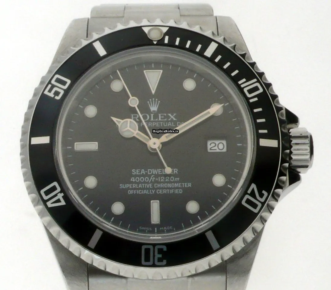 Stylish Replica Rolex Sea-dweller 4000 16600 Caliber 3135 Automatic Movement 40mm Steel Case Mens/unisex Watch - Image 5