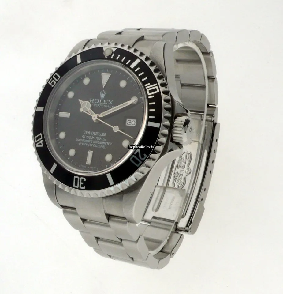 Stylish Replica Rolex Sea-dweller 4000 16600 Caliber 3135 Automatic Movement 40mm Steel Case Mens/unisex Watch - Image 7