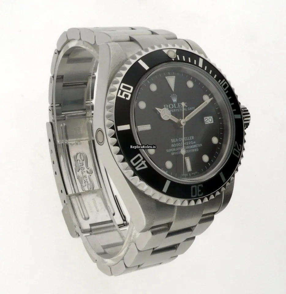 Stylish Replica Rolex Sea-dweller 4000 16600 Caliber 3135 Automatic Movement 40mm Steel Case Mens/unisex Watch - Image 8